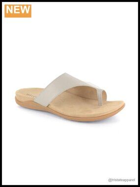Supportive Flat Sandals with Ankle Strap & Faux Leather